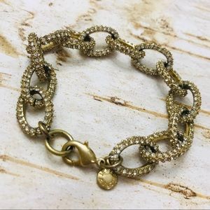 J. Crew Jewelry - J. Crew rhinestone link bracelet J. Crew Jewelry - J. Crew rhinestone link bracelet